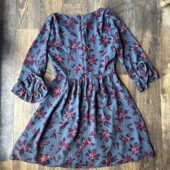 Madewell Moonblossom Ruffle-Sleeve Dress - Picture 4 of 4